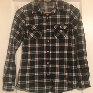 Plaid long sleeve checkered shirt